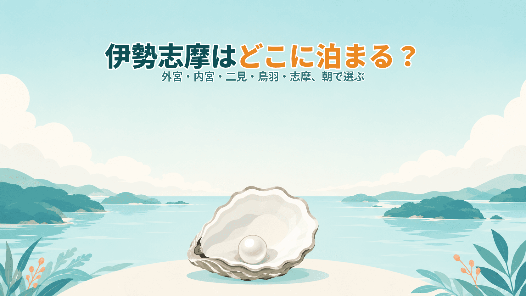 伊勢志摩はどこに泊まる?外宮周辺・内宮周辺・鳥羽・志摩、エリア別の選び方