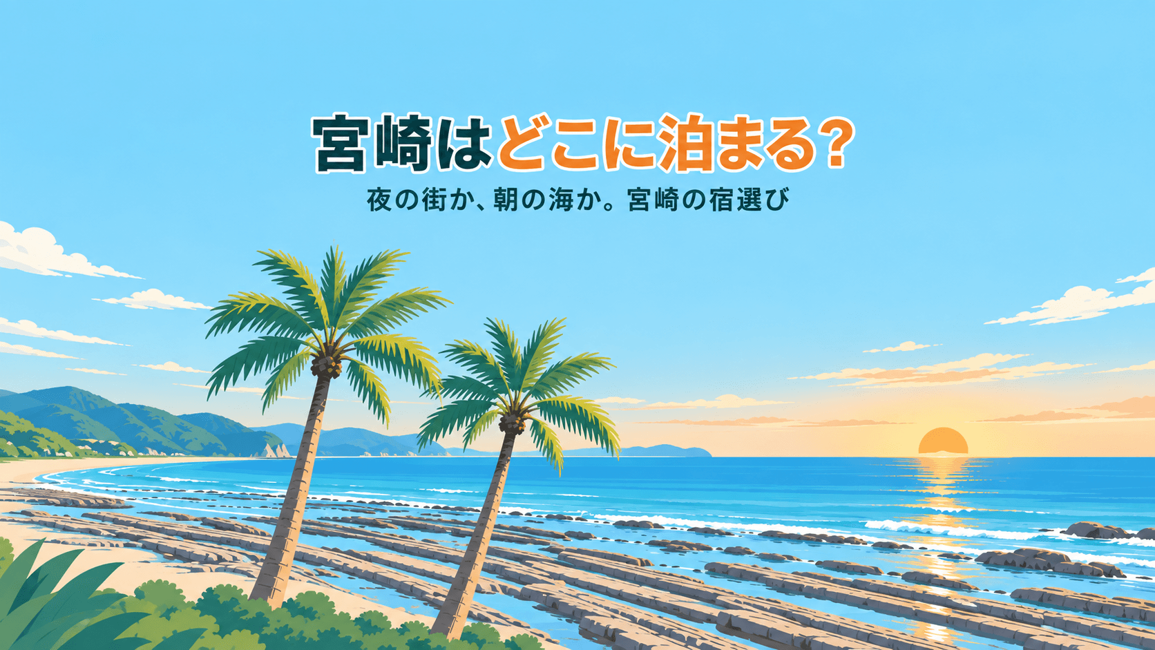 宮崎はどこに泊まる?宮崎駅・ニシタチ・青島・シーガイア・日南で選ぶ宿ガイド